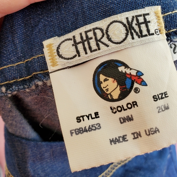 Vintage Cherokee Denim Top New with Tag - Picture 5 of 5